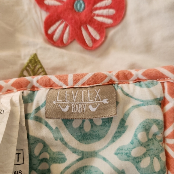 Levtex Baby Bedding Set - 4 Piece Crib Set - Fiona Nursing Collection - Picture 12 of 12